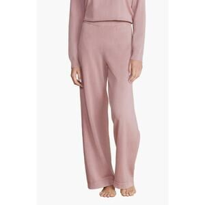 Barefoot Dreams Cotton Jersey Pull On Lounge Pants Sunfaded Pink Medium NWT $155
